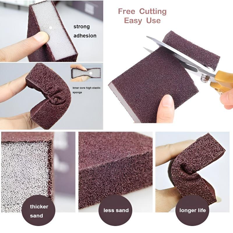 3 Pack Magic Emery Cleaning Sponge Rust Remover for Kitchen Pots Powerful Decontamination Tool Versatile Household Cleaning Gadget 3 Pack Magic Emery Cleaning Sponge Rust Remover for Kitchen Pots Powerful Decontamination Tool Versatile Household Cleaning Gadget