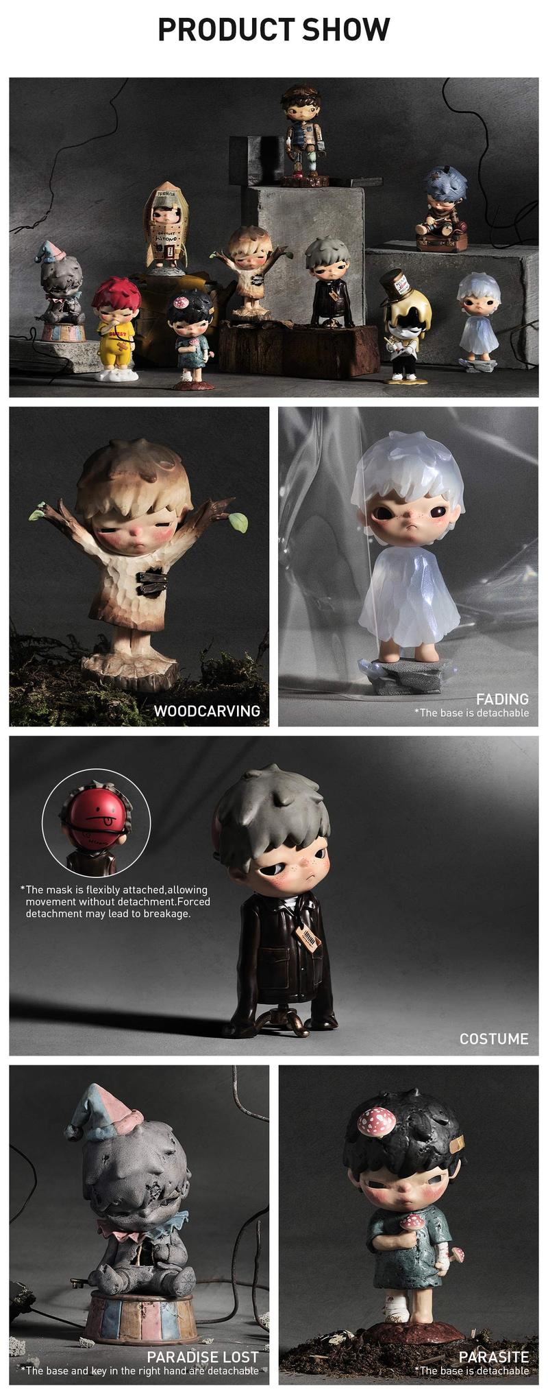 POP MART HIRONO Reshape Series Figures, Blind Box, Mystery Box