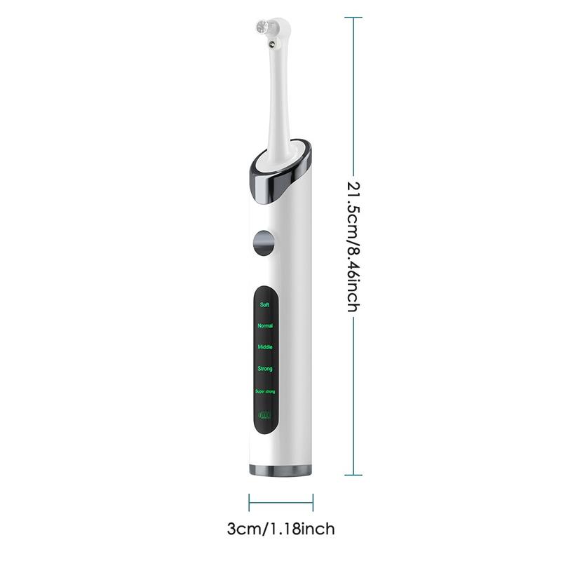 Electric Tooth Polishing Device with LED Light, 5 Modes Teeth Cleaning Tool, Efficient Oral Care, Portable Design, Ideal for Daily Use