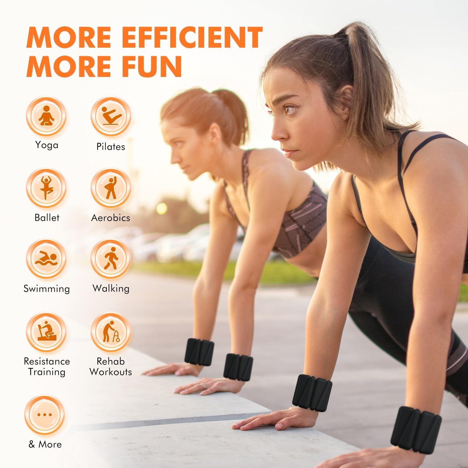 Adjustable Wrist Weights for Women and Men, Ideal for Home Gym, Running, Yoga, and Strength Training, Comfortable and Durable Design