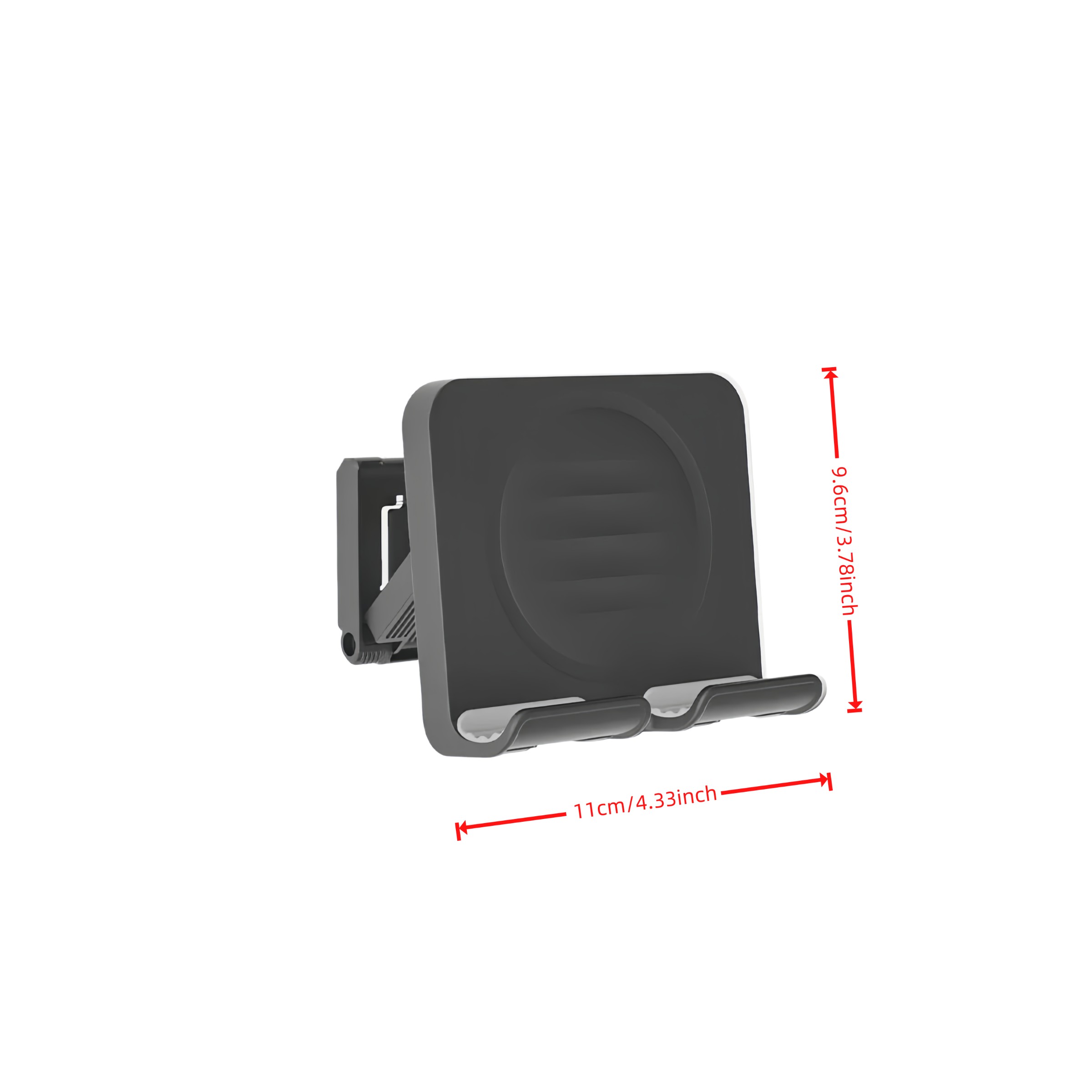 A wall-mounted phone holder, Electronic Mobile Accessory, Cell Phone Holders, featuring punch-free installation and adjustable angle, is a practical gift suitable for installation on walls in bedrooms, living rooms, kitchens, bathrooms, etc