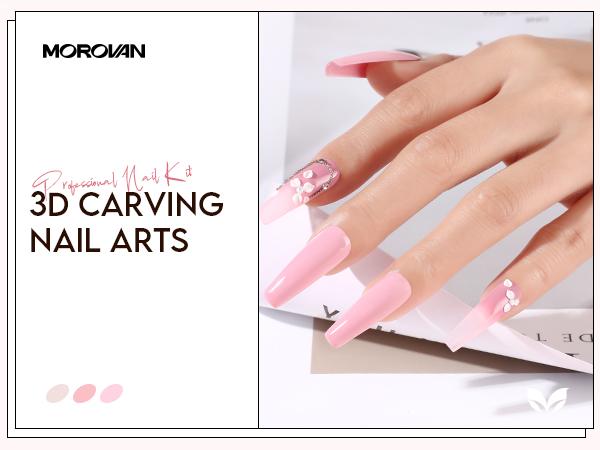 Morovan Blossom Acrylic Nail Kit with U V Lamp Blossom Series Acrylic Nail Set with Everything Professional Gel Polish Kit with Glitter Acrylic Powder Complete Starter Kit Acrylic Nail Supplies Morovan Blossom Acrylic Nail Kit with U V Lamp Blossom Series Acrylic Nail Set with Everything Professional Gel Polish Kit with Glitter Acrylic Powder Complete Starter Kit Acrylic Nail Supplies