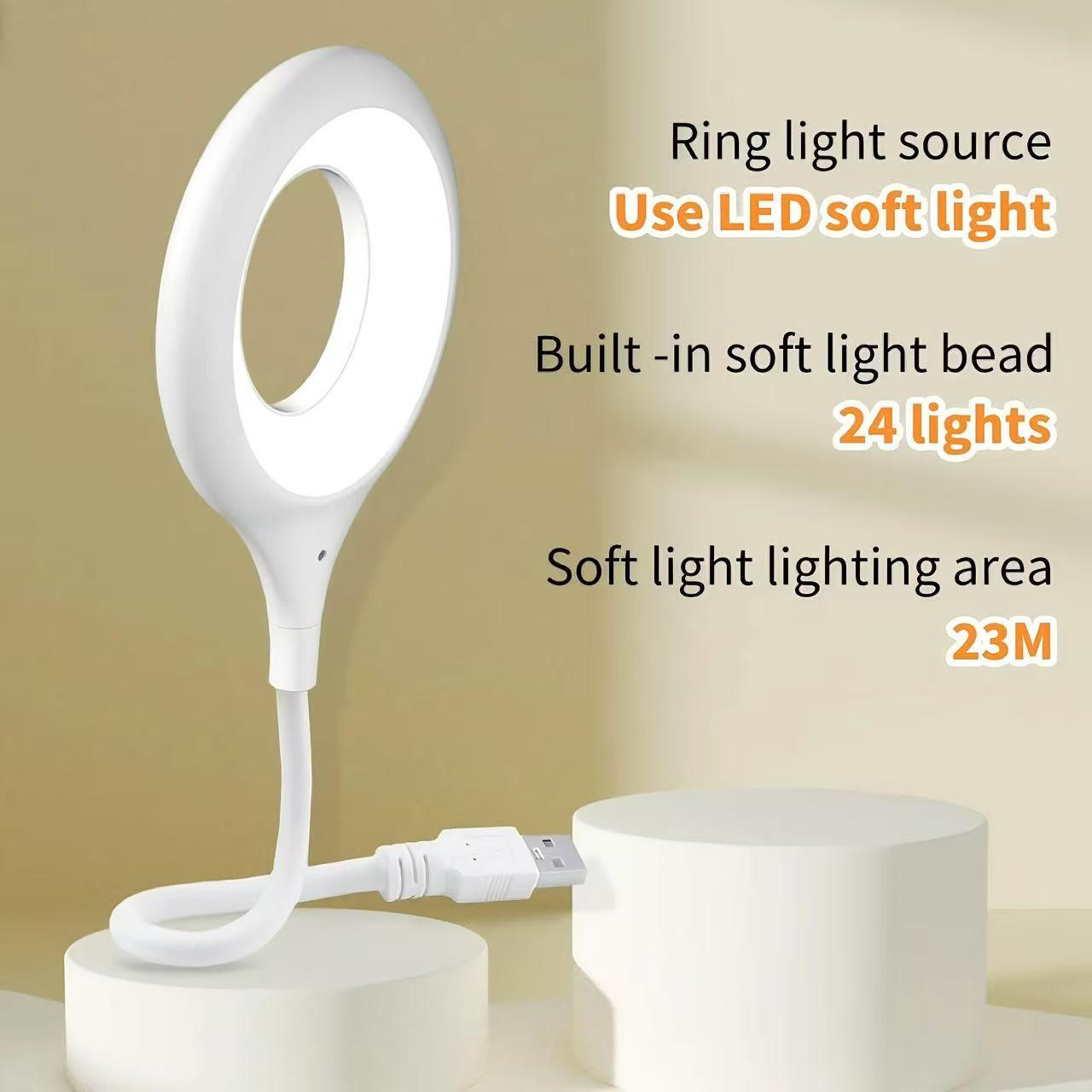 Smart Voice-Controlled Light, No Bluetooth Required, Voice-Activated Sensor Light, Three Lighting Modes, Five Brightness Levels, Plug-and-Play, Portable USB Powered Light, Gooseneck LED Light, Hands-Free, Night Light, Ideal for Bedrooms, Reading, gift