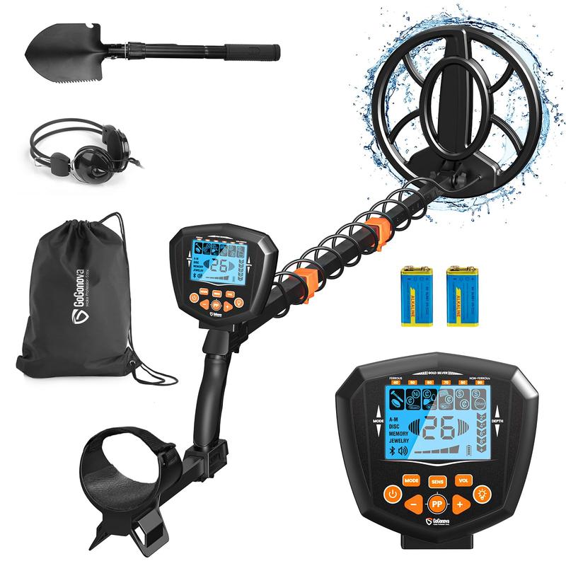 GoGonova Metal Detector for Adults & Kids, Waterproof Metal Detectors with High Accuracy Lightweight 8" Search Coil, All Metal & Disc Modes for Junior & Youth Gold Detector GoGonova Metal Detector for Adults & Kids, Waterproof Metal Detectors with High Accuracy Lightweight 8" Search Coil, All Metal & Disc Modes for Junior & Youth Gold Detector