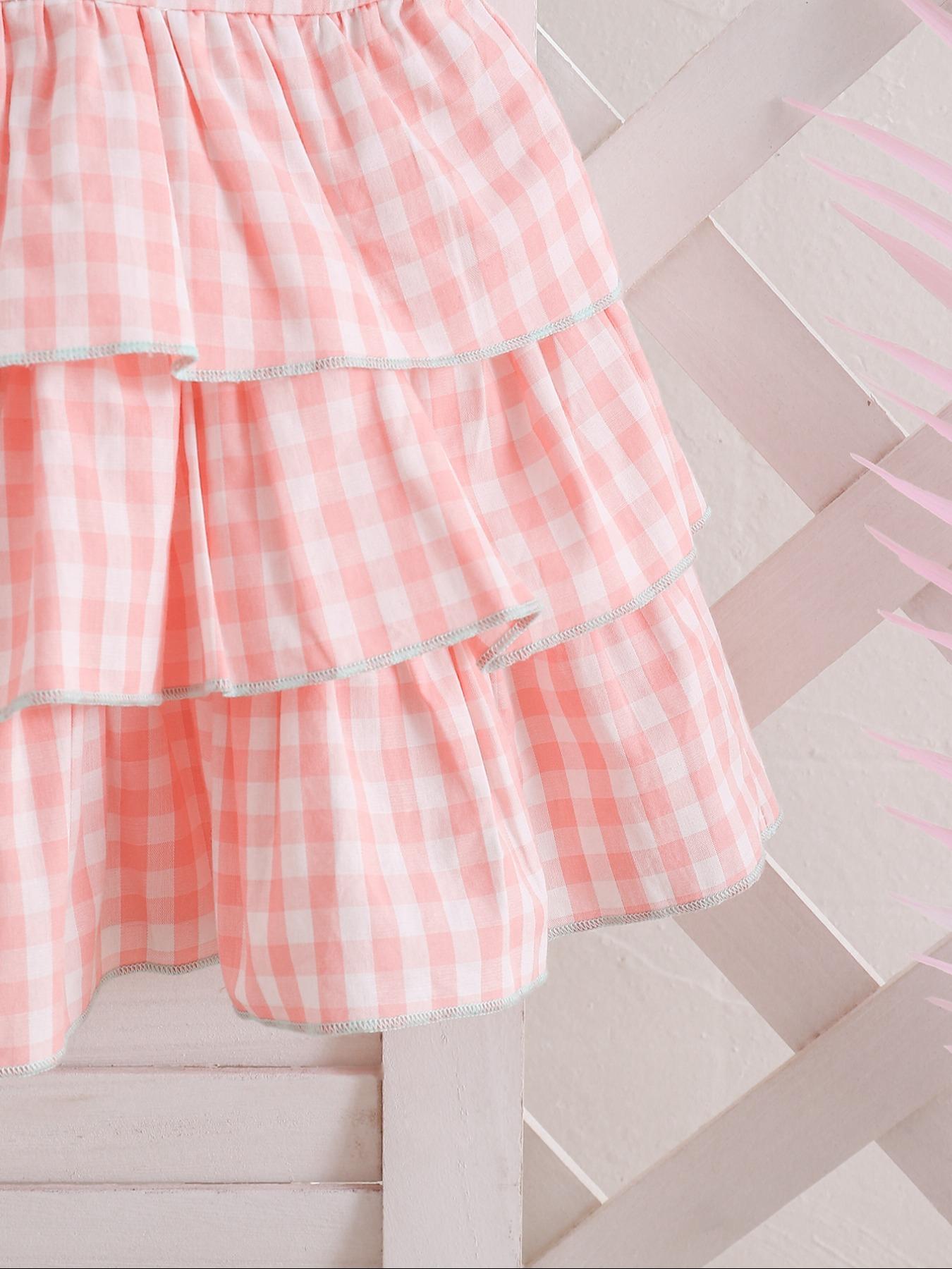 Summer New Cake Dress for Baby Girls, Fashion Forest Style, Elegant Contrast Color Strap Princess Dress, Butterfly Knot Decoration, Baby Girl Clothes