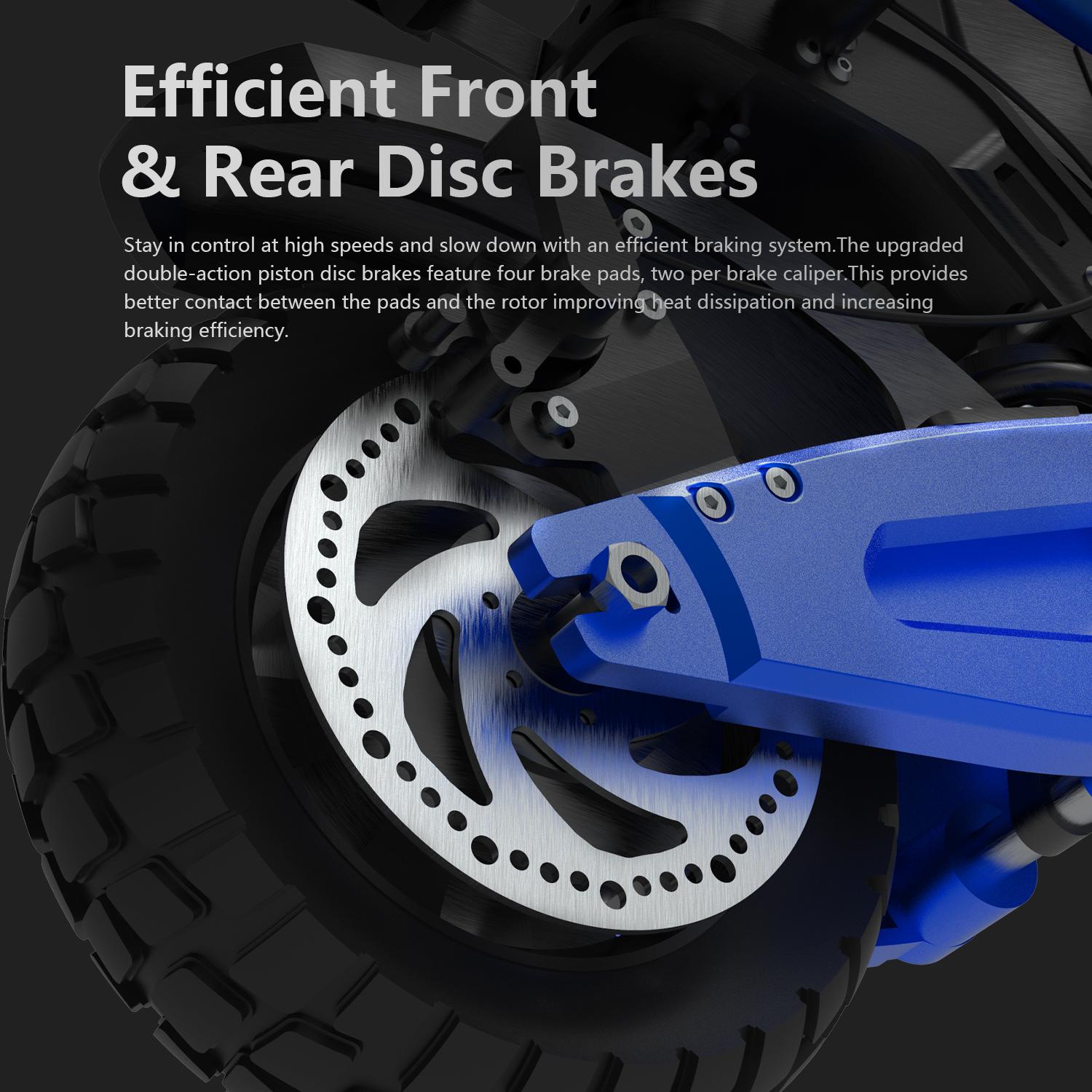 REDDYDY RD2 5000W Off-Road Electric Scooter for Adults - 50 MPH,60V 25Ah Battery,55-Mile Range,Dual Motor, 10.5" Tires,Hydraulic Brakes,Front&Rear Suspension,Foldable,UL2272 Certified REDDYDY RD2 5000W Off-Road Electric Scooter for Adults - 50 MPH,60V 25Ah Battery,55-Mile Range,Dual Motor, 10.5" Tires,Hydraulic Brakes,Front&Rear Suspension,Foldable,UL2272 Certified