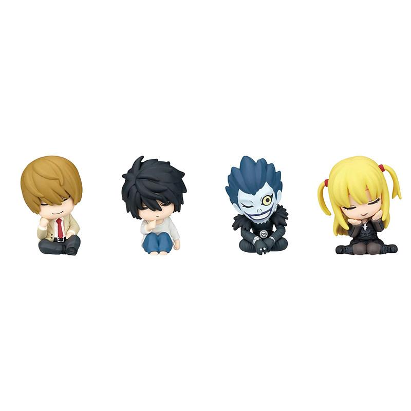Anime Death Note Sleeping Blind Box Action Figure Pvc 5cm Mini Light Yagami L Misa Amane Ryuk Model Ornament Collection Figurine