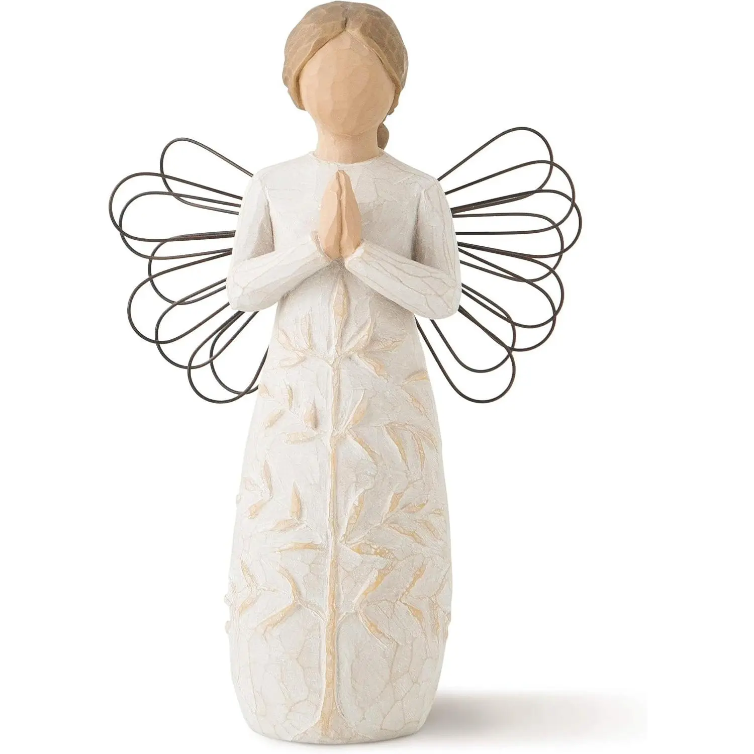 Hand-Painted Sculpted Angel Figurine