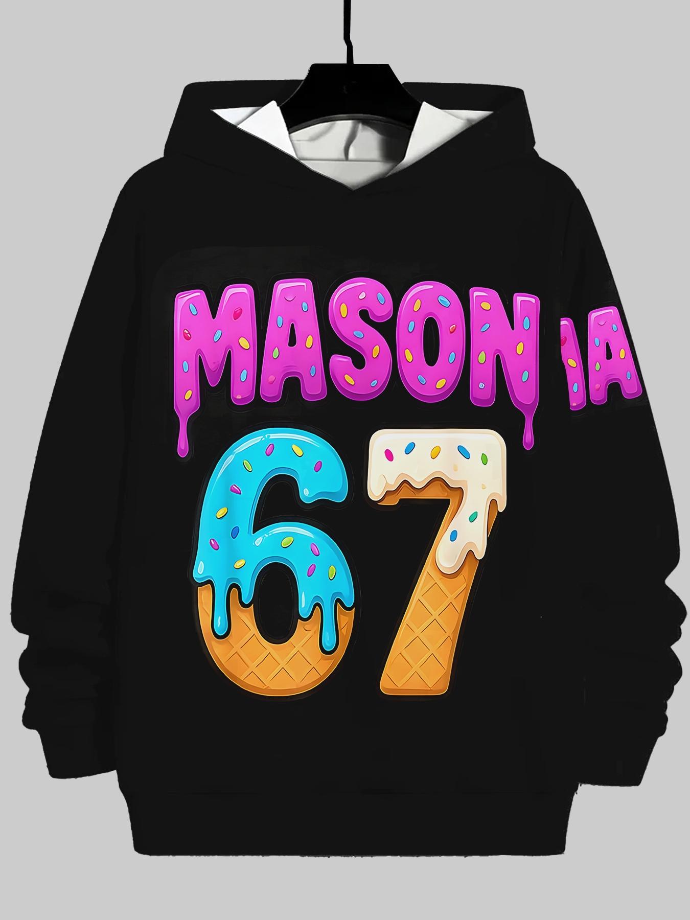 Boys Fashion New Pattern 3D Printed Long Sleeve Fitted Hoodie, Spring ...