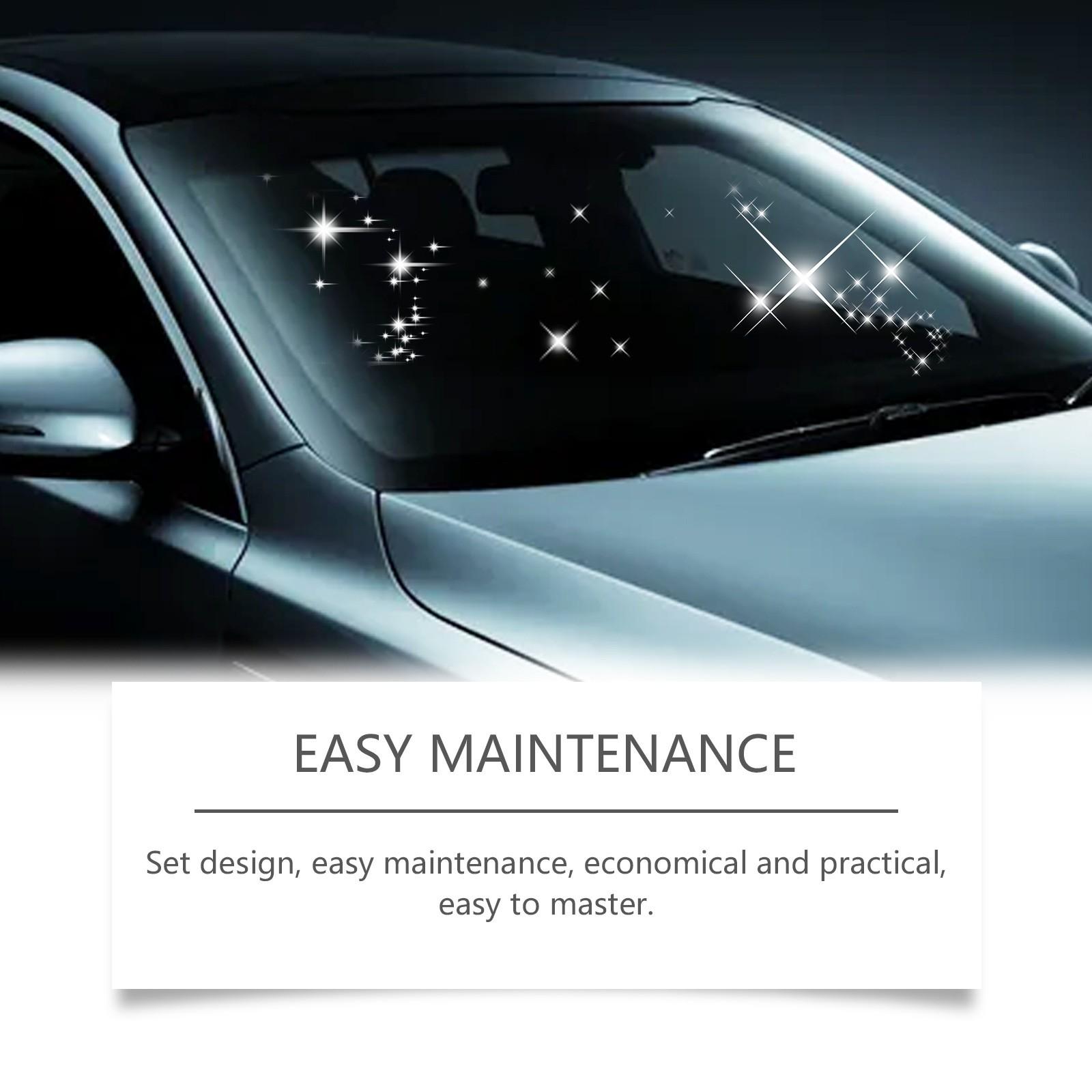 Car Windshield Cleaning Set, Glass Window Cleaner, Stain Removal, Waterproof, Rainproof Car Use, Automotive Care Essentials