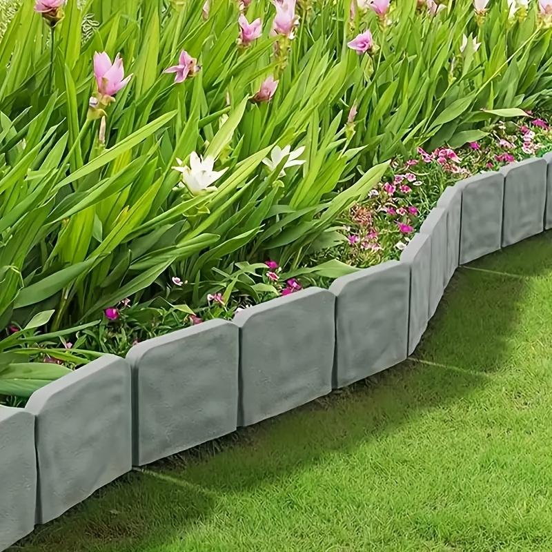 40 Piece Garden Fence Set Plastic Outdoor Lawn Decor Easy Install Plant Support Fencing for Autumn Yard Decoration