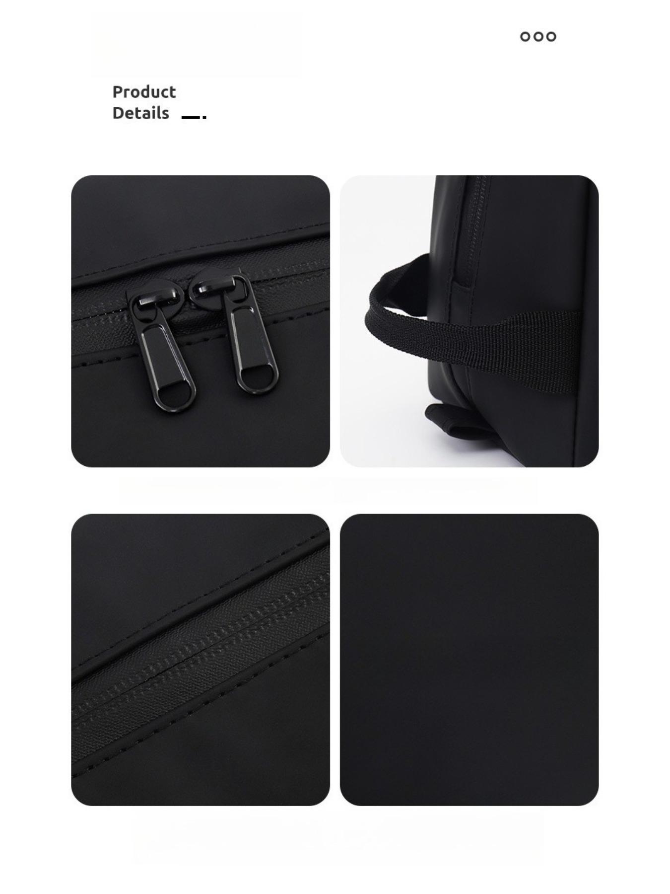 Waterproof toiletry bag for men, portable for business trips, new stylish gym shower bag, women's travel organizer cosmetic bag.