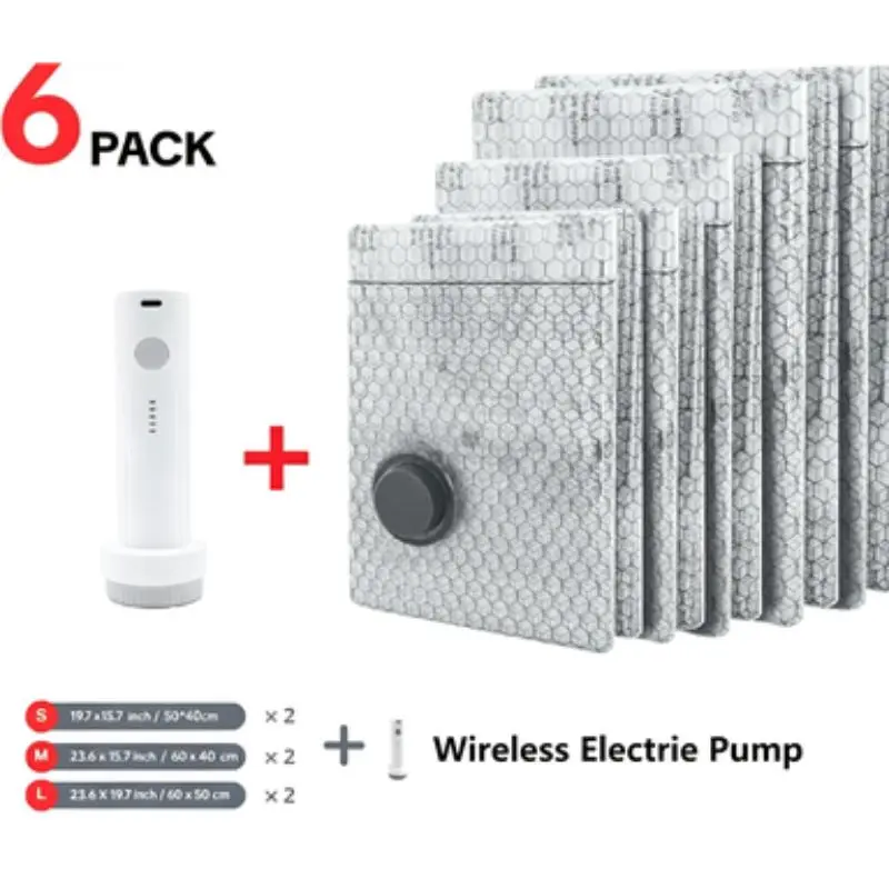 6-piece set + electric air pump
