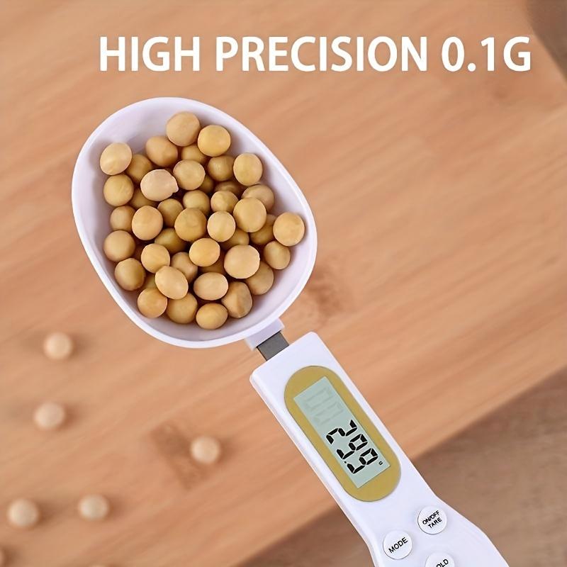 Digital Kitchen Scale Spoon, 1 Count Battery Powered Electronic Food Scale Spoon, Kitchen Measuring Tool for Food Weighing & Portion Control, Utensils, Kitchenware, Cooking, Kitchen Gadgets