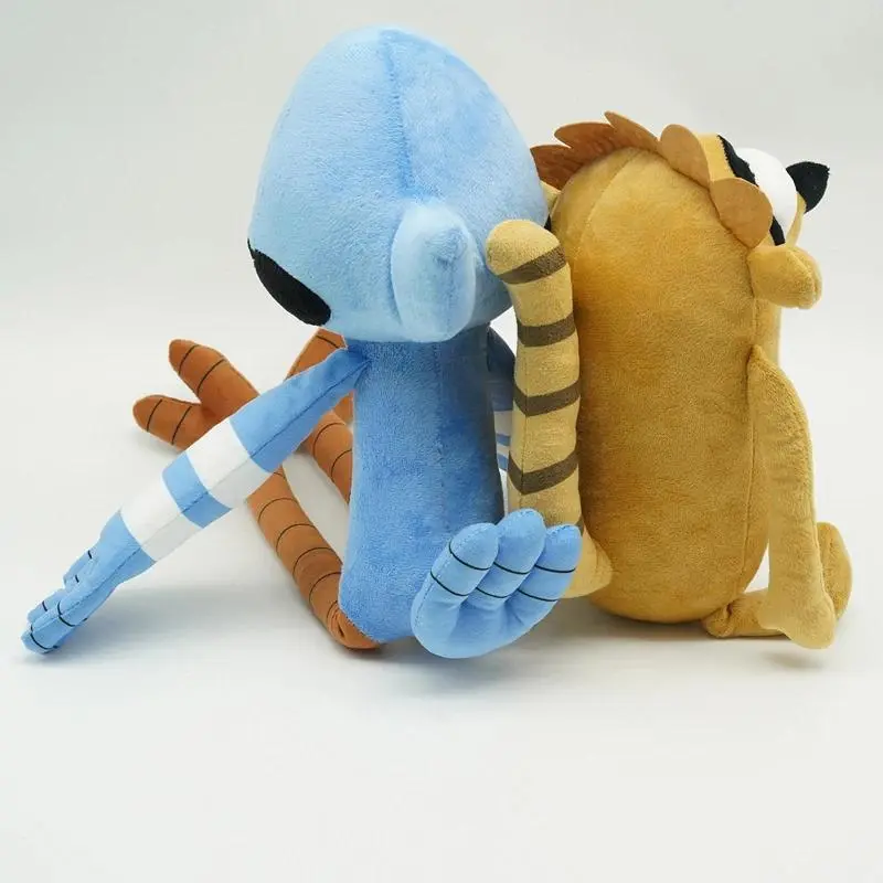 Multi-style Character Cute Cartoon‌ Regular Cosplay Show Mordecai Benson Pops Rigby and Skips Plush Toys Animation Plushie Doll