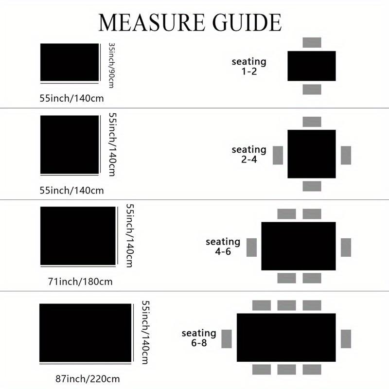 1 piece of semi-circular geometric pattern tablecloth - easy to clean polyester rectangular dining table cover, modern soft color tone, machine washable durable fabric, suitable for kitchen, dining room, party and home decoration, simple design