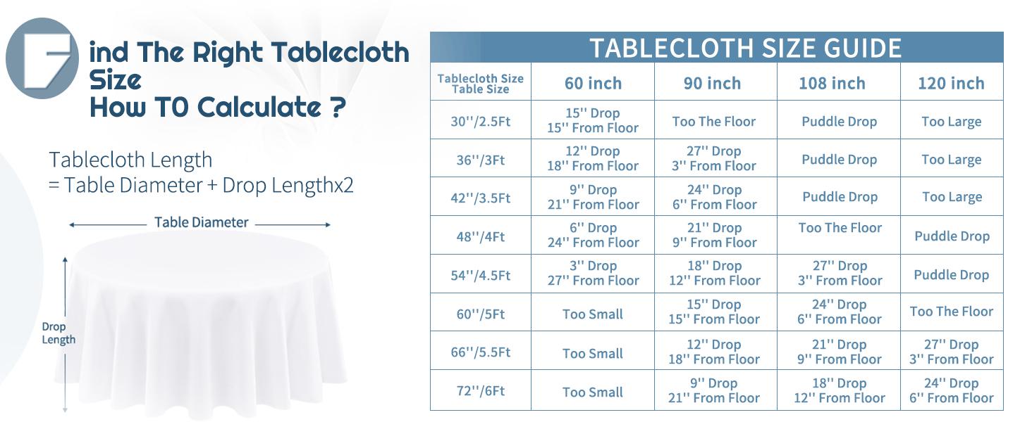REWOMC 6/10 Pack Polyester Tablecloth for Rectangle and Round Tables,Wrinkle Free Stain Resistant Washable Table Cover,Reusable Fabric Tablecloth for Home Dining,Wedding Decor,Party Setup,Banquet Events,Restaurant,Indoor and Outdoor Patio Table Decor