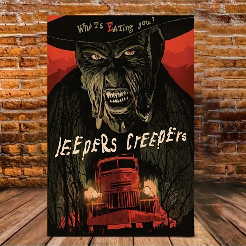 1 Piece <Scream> Horror Movie Poster - Framed Canvas Wall Decor, Suitable for Living Room and Bedroom Decoration, Classic Movie Art Gift, Includes Hook and Installation Accessories