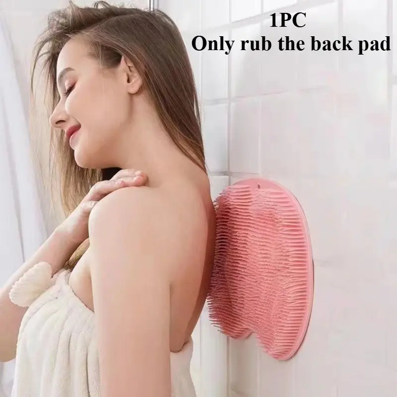 Back and Foot Scrubber Pad, Small Bathing Exfoliation Mat, Bathroom Shower Towel, Foot Care Tool, Compact Washing Pad