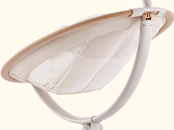 HARPPA Weddell Orbit Electric Baby Swing, 5 Swing Speeds, Elevated Eye-Level Seat, Touch & Remote Control, Music Connectivity, Ergonomic Design & Lightweight Frame