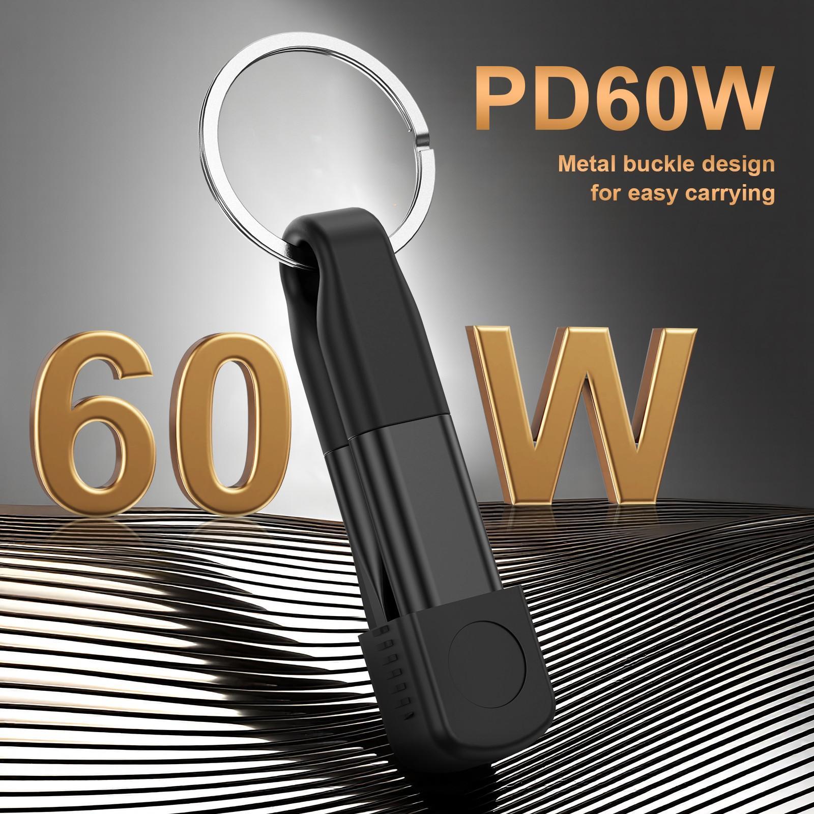 Four-In-One High-Speed USB Charging Data Cable, Compatible with S23, S21, Oneplus, Xiaomi 13, Huawei, Oppo, Supports Data Transfer & Max Power Output