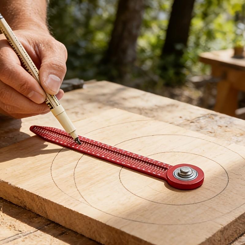 300mm Woodworking Drawing Compass Circular Drawing Ruler MeasurementTool HighPrecision Scribe Gauges
