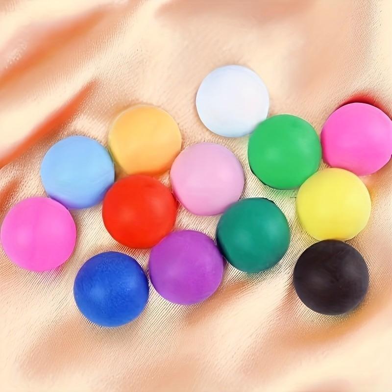50 Colorful Matte Ping Pong Balls, Durable Elastic Plastic Balls for Christmas, Halloween Parties, Office Games, Fun Exercise