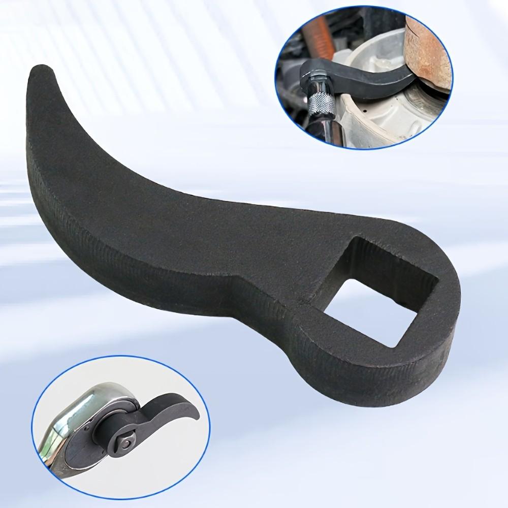 Adjustable Angle Horn Bar Adapter Tool, Carbon Steel Material, Compatible with 1/2 Torque Wrench, Half Shaft Drive Axle Removal Tool