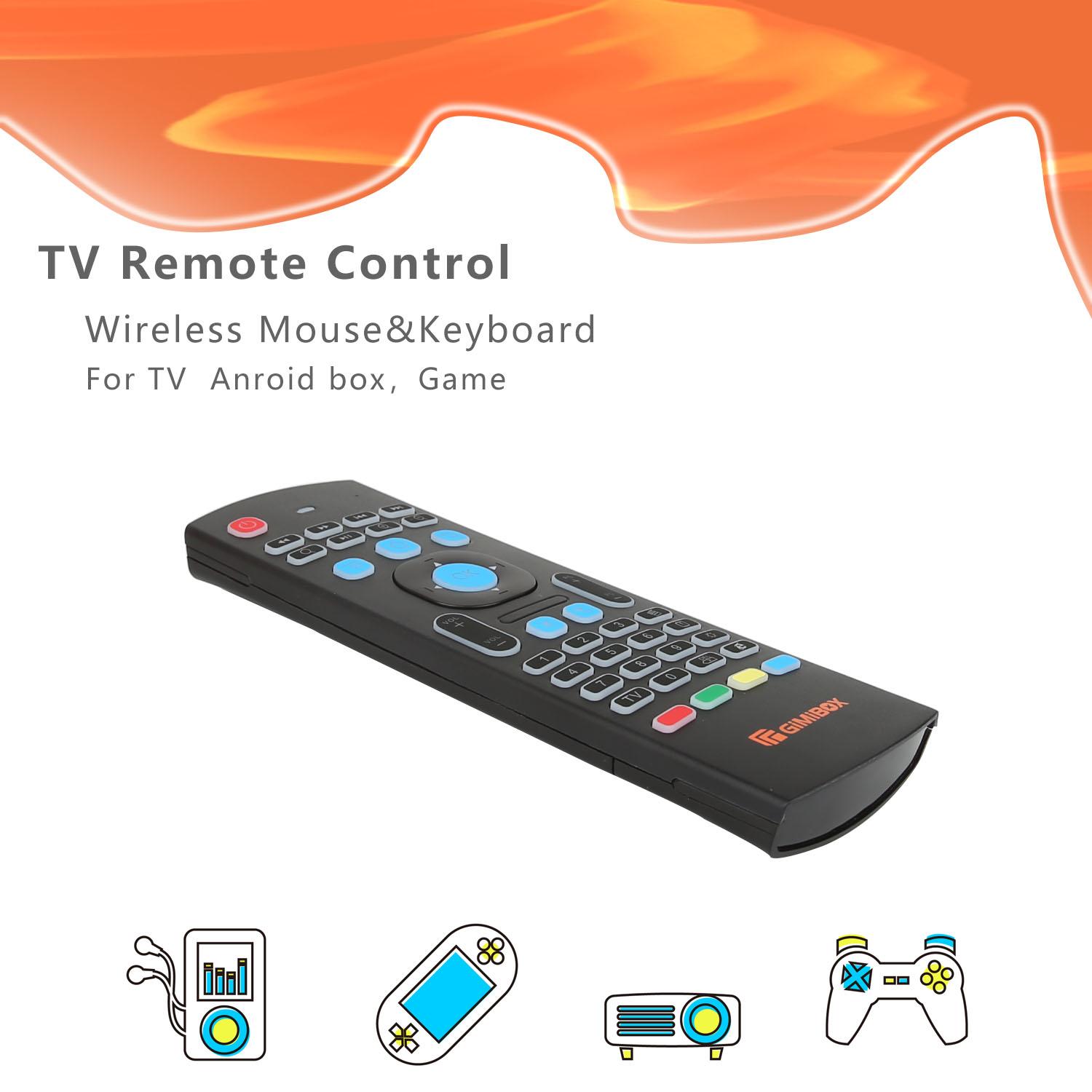 Air Mouse Remote MX3 Pro with Backlit, 2.4G Air Remote with Wireless Keyboard,Backlit and Key-Learning Function, Best for Android TV/Box/PC/Android Projector/HTPC/Xbox/Raspberry Pi