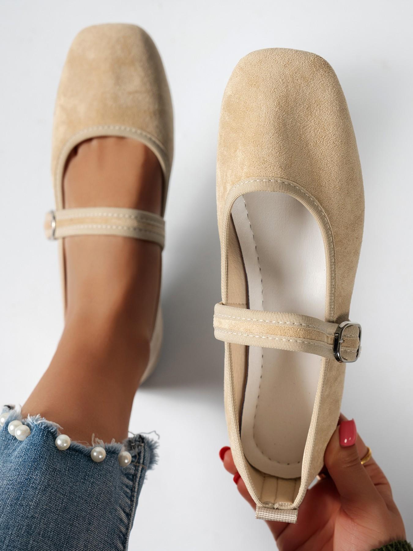 Women's Vintage Square Toe Mary Jane Shoes, Comfortable Low Heel Single Shoe, Fashion Commuter Women's Shoes, All Seasons