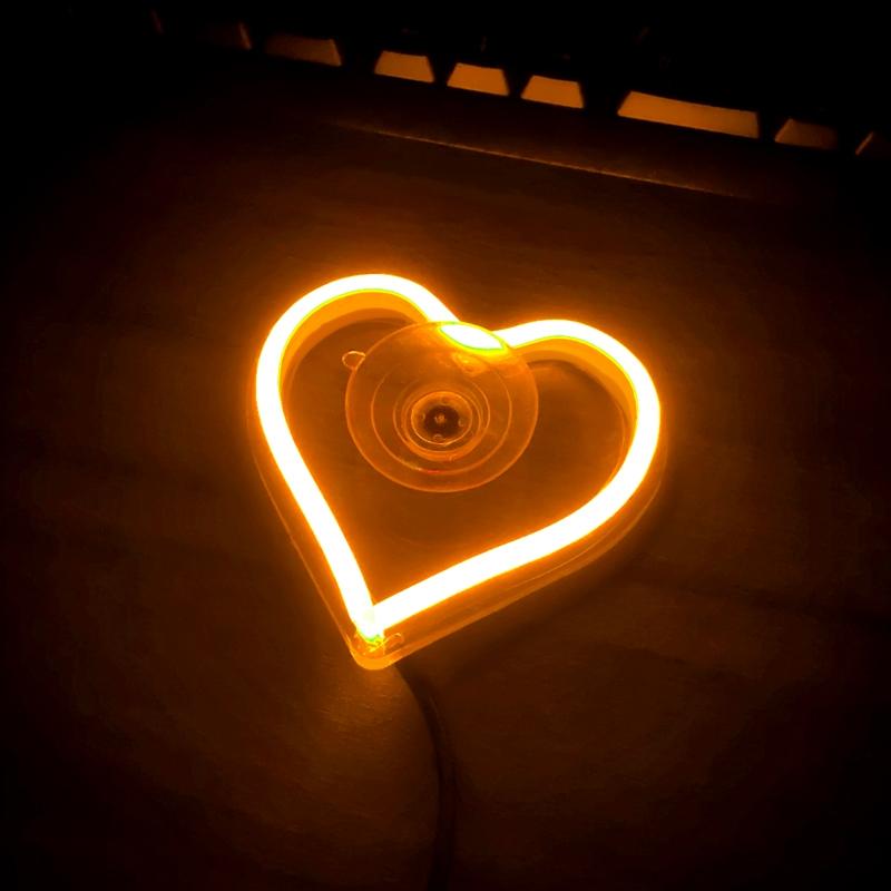 Universal LED Car Window Lights Auto Interior Decoration Atmosphere Lamps Love/Star/Lightning Neon Lights with Remote Control Led Ambient Light