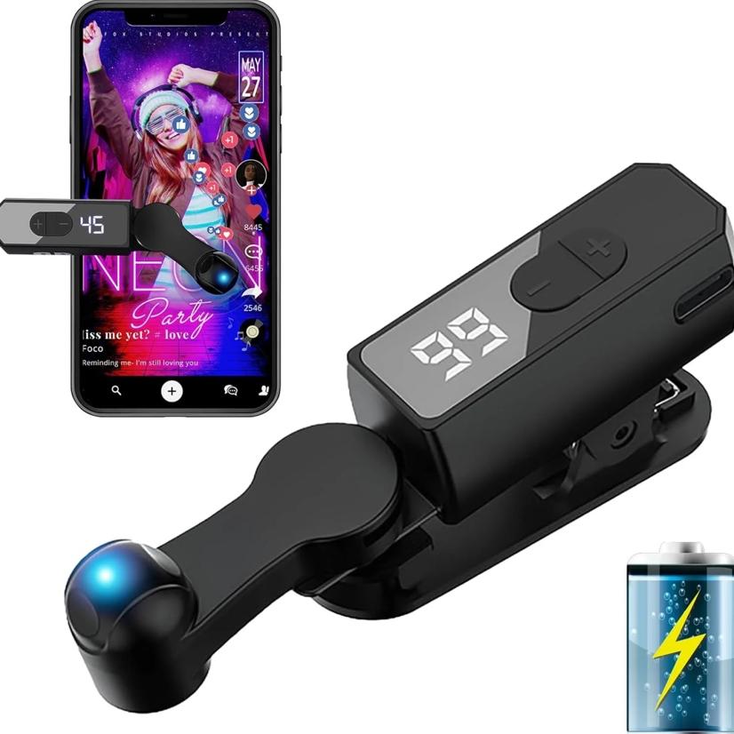 2025 New Rechargeable version Automatic Clicker -0-99 AutoClicker Speed Tool-Fast Screen Tap Simulator forSmartphones and Controllers | Smart Trigger forShopping, Rewards, Live Broadcast Likes and TasksPortable Selfie Electronic Gadgets