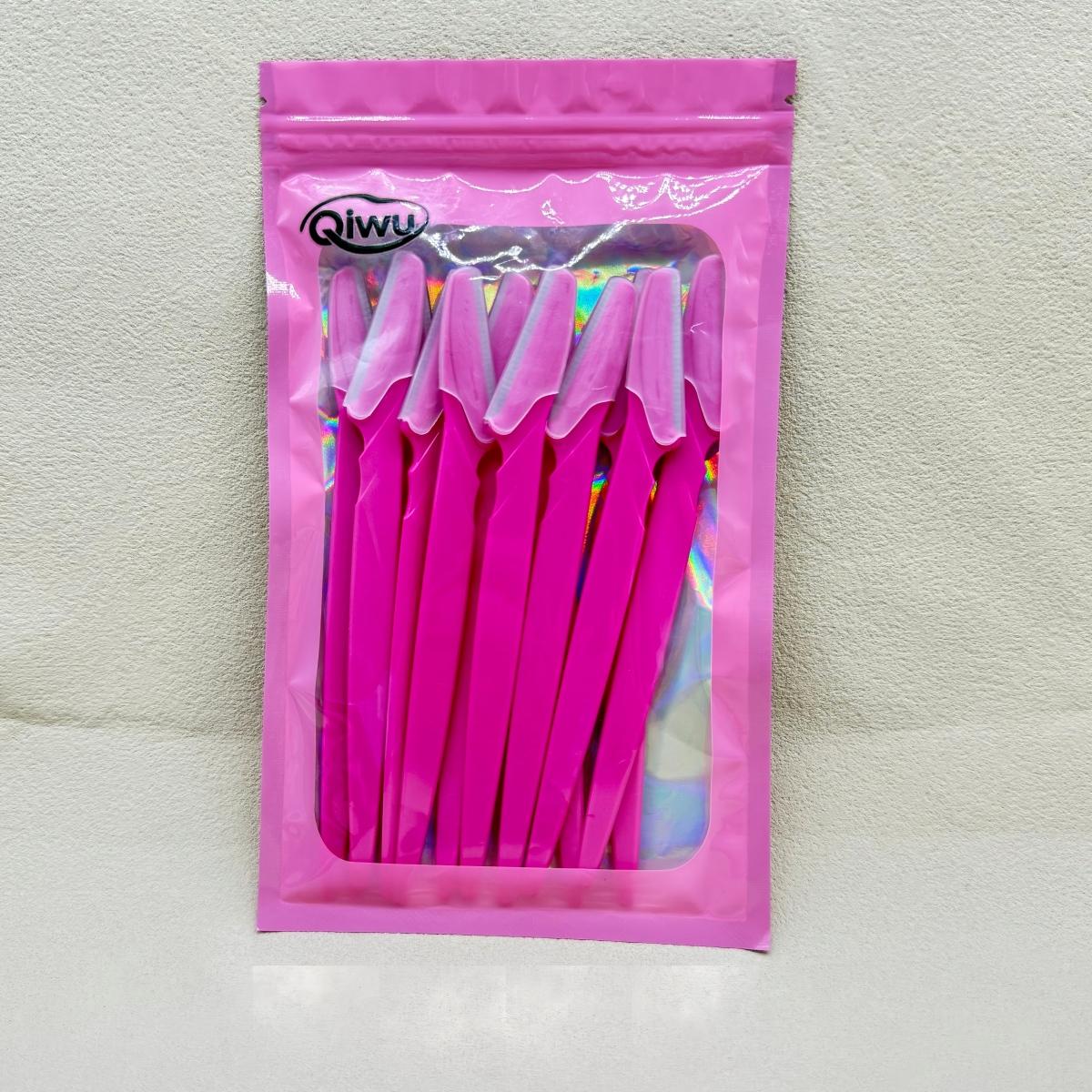 12-Piece Eyebrow Trimmer Set, Safe Packaging with Blade Protection Caps, Portable Facial Hair Removal Tool for Women, Beauty Essentials