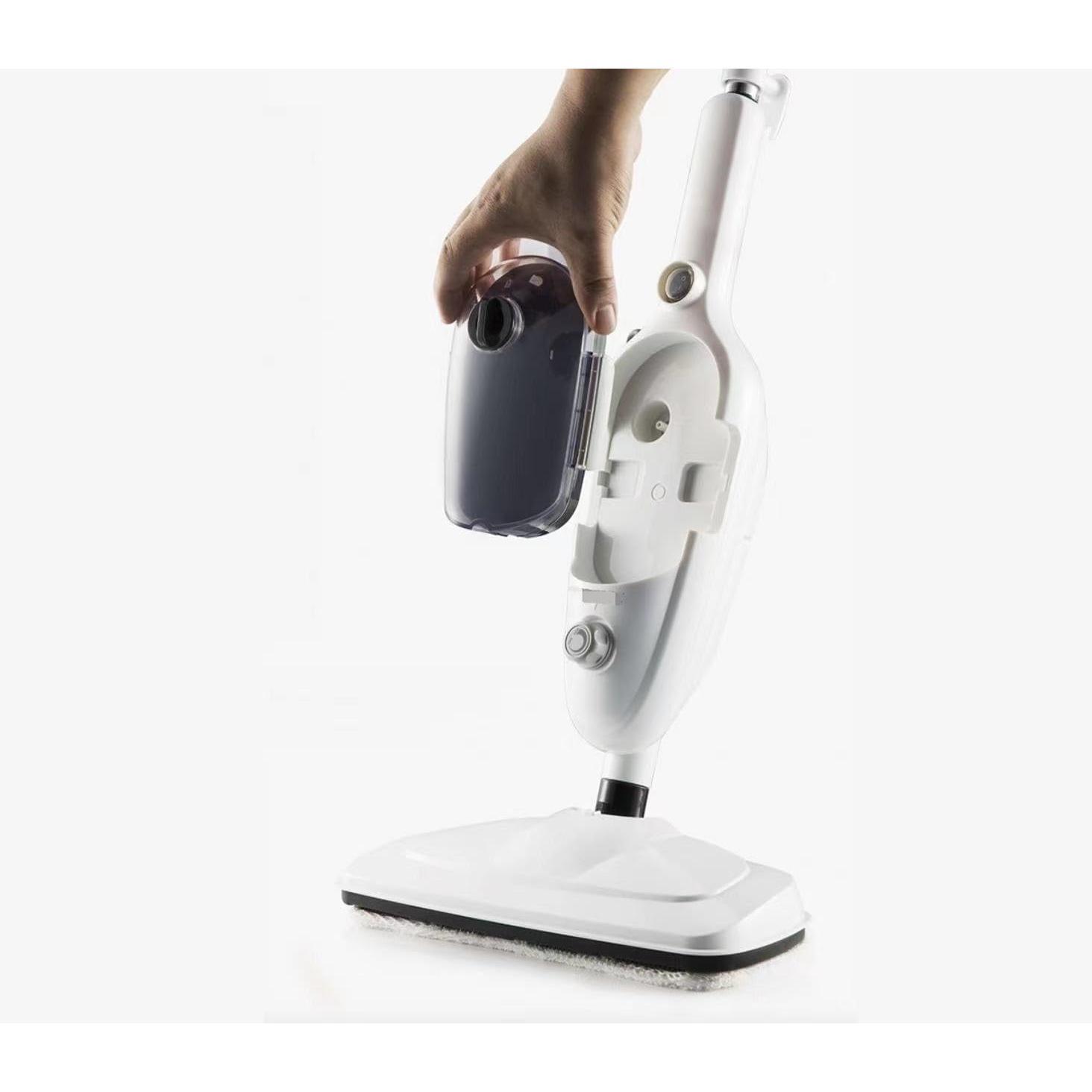 Steam Mop Cleaner 10-in-1 with Convenient Detachable Handheld Unit, Laminate/Hardwood/Tiles/Carpet Kitchen - Garment - Clothes - Friendly Steamer Whole House Multipurpose Use Steam Mop Cleaner 10-in-1 with Convenient Detachable Handheld Unit, Laminate/Hardwood/Tiles/Carpet Kitchen - Garment - Clothes - Friendly Steamer Whole House Multipurpose Use