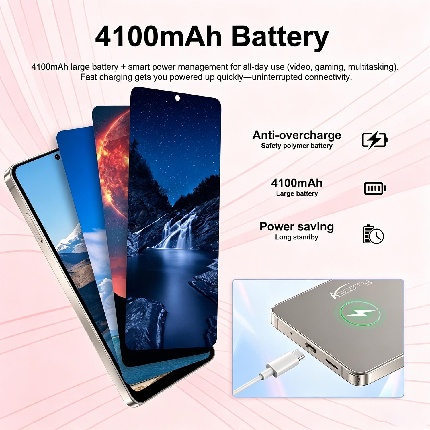 Astarry-26 Ultra Smartphone, 6.75-Inch Large Screen, Mtk6762 Processor, 3gb+32GB RAM, 4100mah Battery, 4g Network, Dual Sim, Face Unlock, Android Mobile Smartphone, Android Cell Phones