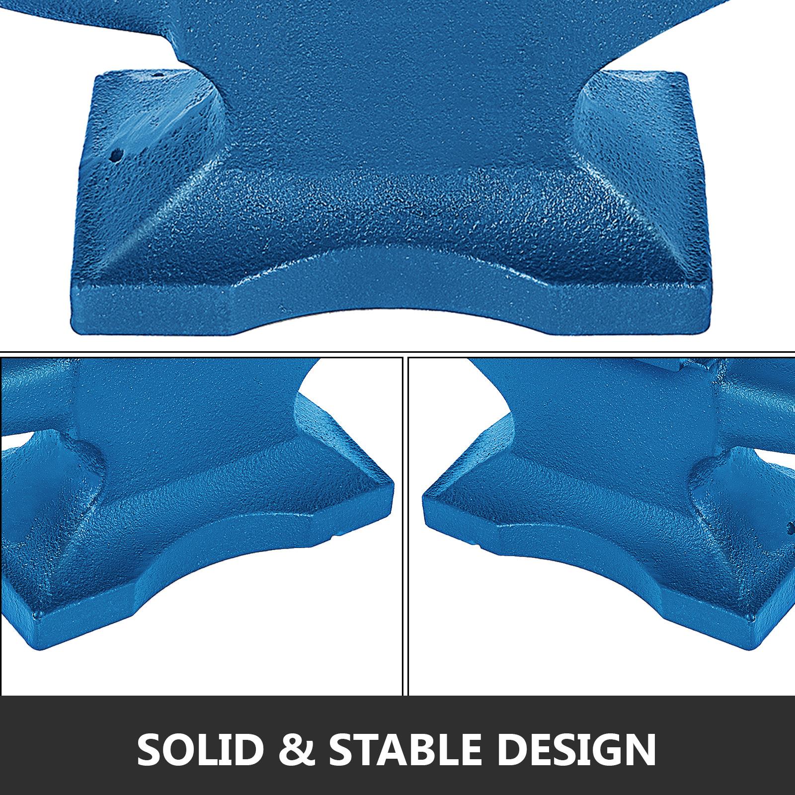 VEVOR Single Horn Anvil Cast Iron Anvil Blacksmith for Sale Forge Tools and Equipment Anvil Rugged Round Horn Anvil Blacksmith Jewelers Metalsmith Blacksmith Tool 24Lbs