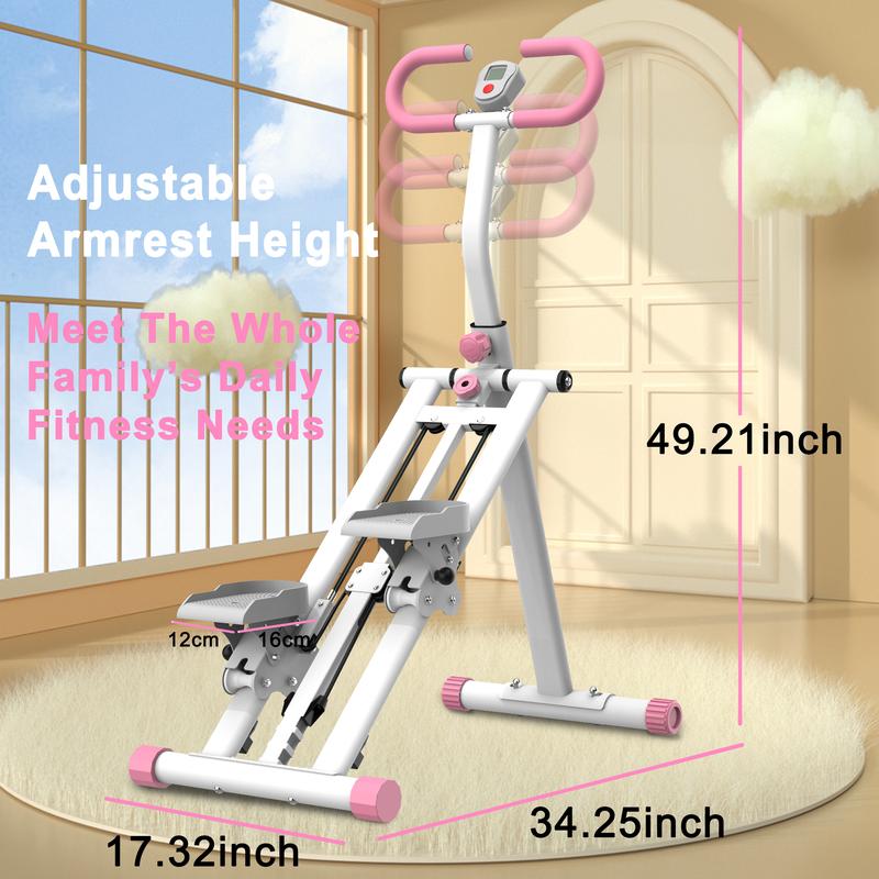 SAYGOGO Stair Stepper for Home-Upgrade Vertical Climber Workout Machine for Full-Body Exercise Climber Fitness Equipment with Stable Frame Adjustable Handlebar SAYGOGO Stair Stepper for Home-Upgrade Vertical Climber Workout Machine for Full-Body Exercise Climber Fitness Equipment with Stable Frame Adjustable Handlebar