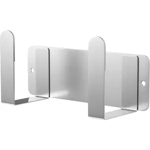 Stainless Steel Wall Mounted Cutting Board Holder Punch-Free Adhesive Multifunctional Kitchen Organizer Pot Lid Storage Rack 7" x 2.3" x 1.8"