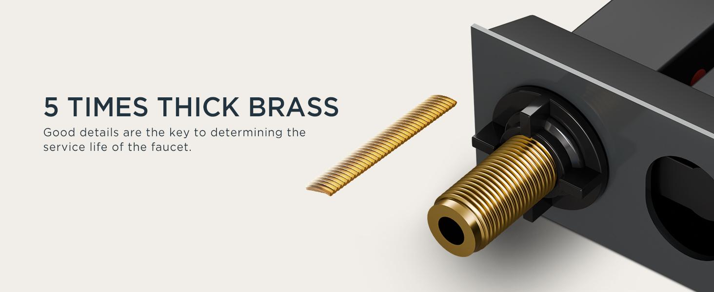 FORIOUS Waterfall Bathroom Faucets 3 Hole or 2 Hole, Centerset Faucet 4 Inch with Pop Up Drain and Hose, Faucet for Bathroom Sink Vanity RV 2 Handle