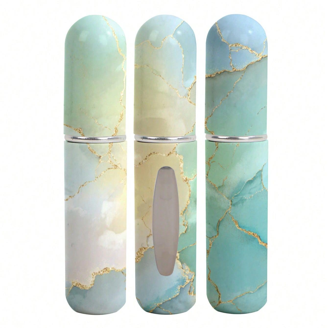 Mini Refillable Perfume Atomizer Bottles, Portable Lightweight Travel-Friendly Design, Convenient Refill Pump Case for On-The-Go Use