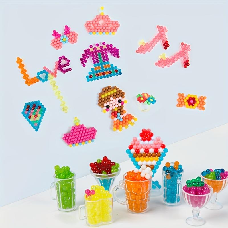 Magic Mist Beads DIY Kit, Handmade Water Stick Puzzle Beans, Perfect Gift Choice, Creative Art Craft Set for Kids & Adults, DIY Mix Beads