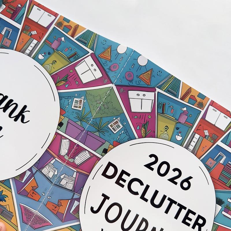 2026 Declutter Journal Workbook for Household Organization, Casual Style Family Decluttering Guide, Perfect for Home Organization