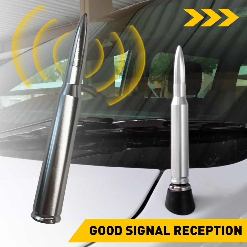Premium Aluminum 5.7" Short Antenna Mast Universal FM Radio Replacement Universal Short Replacement for GMC Sierra Chevy Silverado Dodge Ram 1500 2500 3500 Ford F150 F250 F350 Super Duty Raptor Suitable for FM radio stations Premium Aluminum 5.7" Short Antenna Mast Universal FM Radio Replacement Universal Short Replacement for GMC Sierra Chevy Silverado Dodge Ram 1500 2500 3500 Ford F150 F250 F350 Super Duty Raptor Suitable for FM radio stations