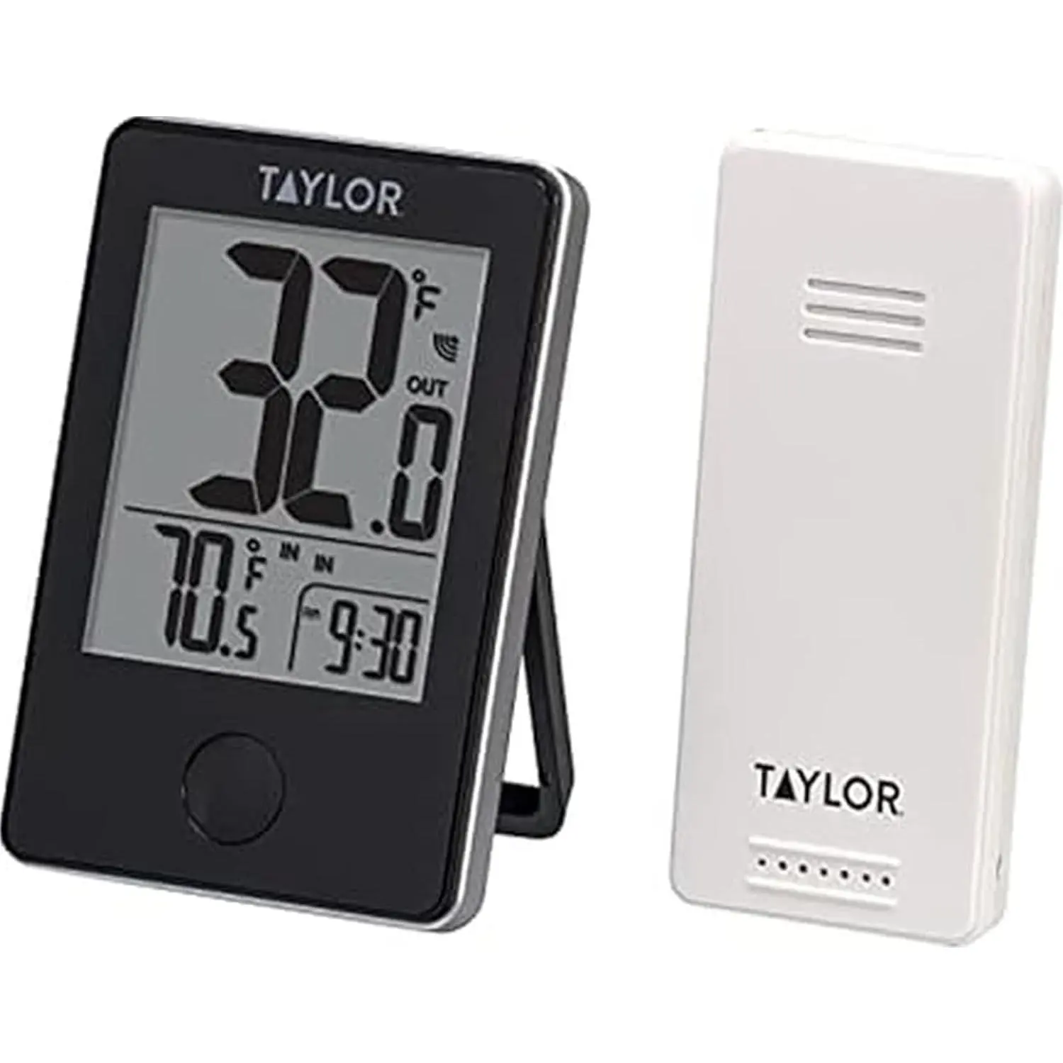 Indoor Thermometer, Easy-to-Read LCD, Black, Temperature Display for, Pool, and Indoor Areas