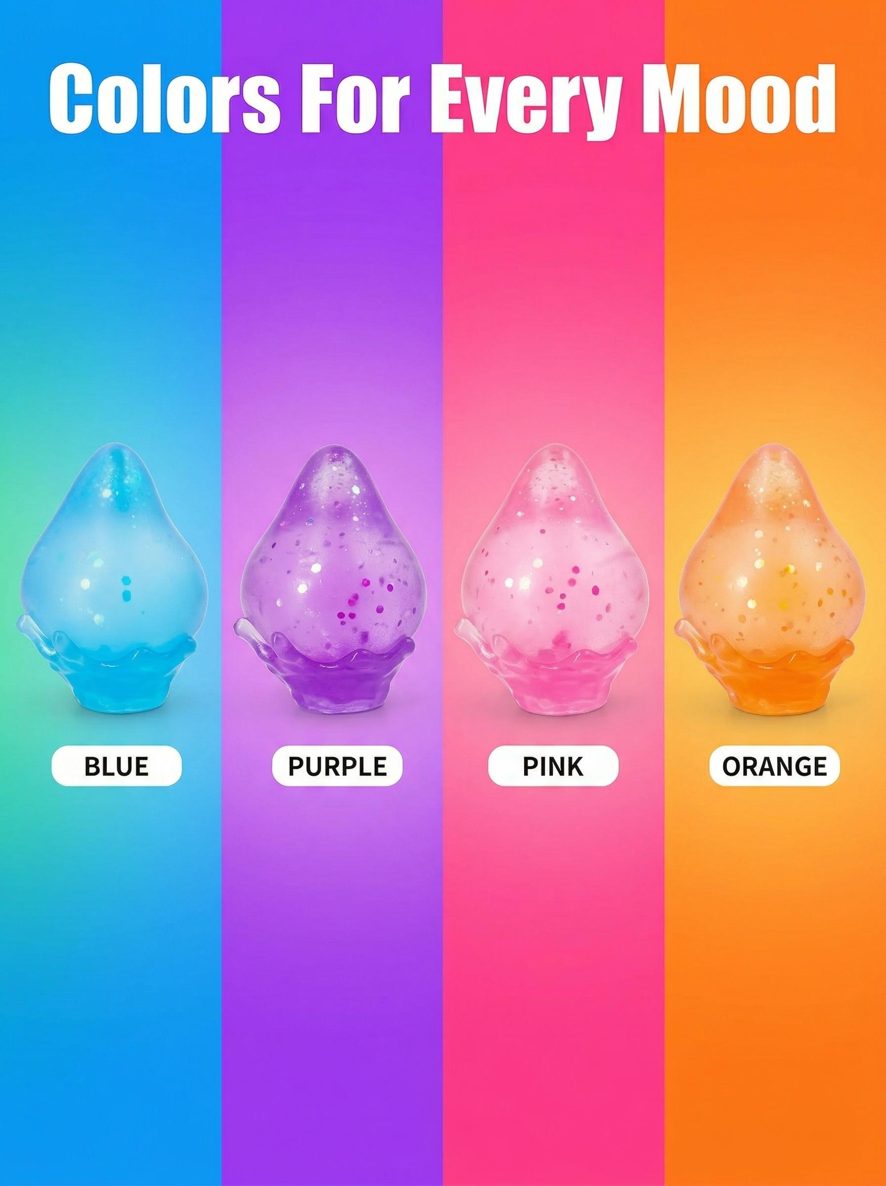 Water Drop Stress Relief Toy, Unisex Squeeze Toy, Relaxing Water Drop Maltose Candy, Perfect for Stress Relief, Model Xinghao, Kawaii Squishies