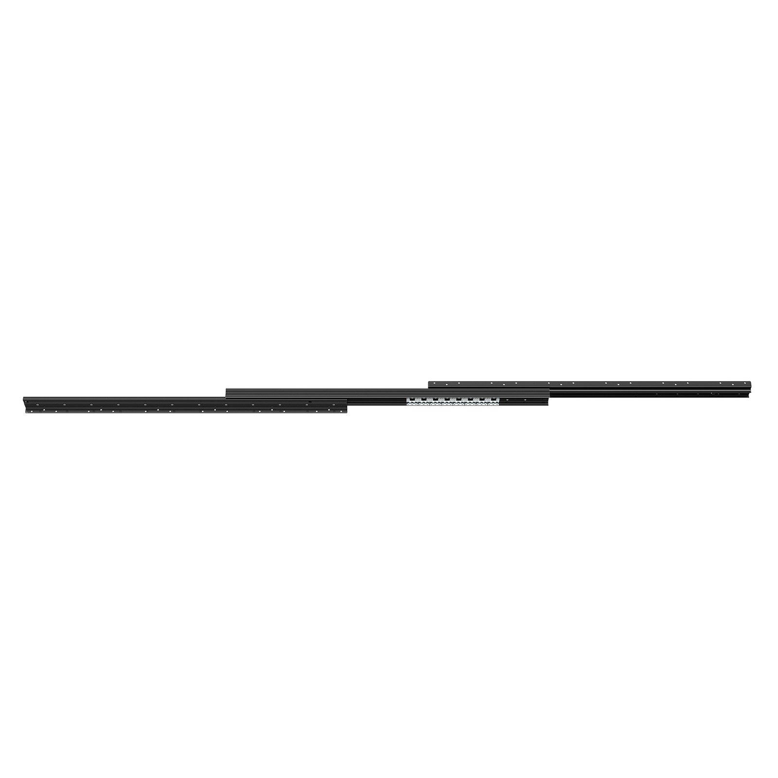 VEVOR Undermount Drawer Slides, 40 in Undermount Type, Full Extension Ball Bearings, 260 LB Heavy Duty Bottom Rails, Stair Cabinet Glides Track Runners, for DIY Replacement, Black