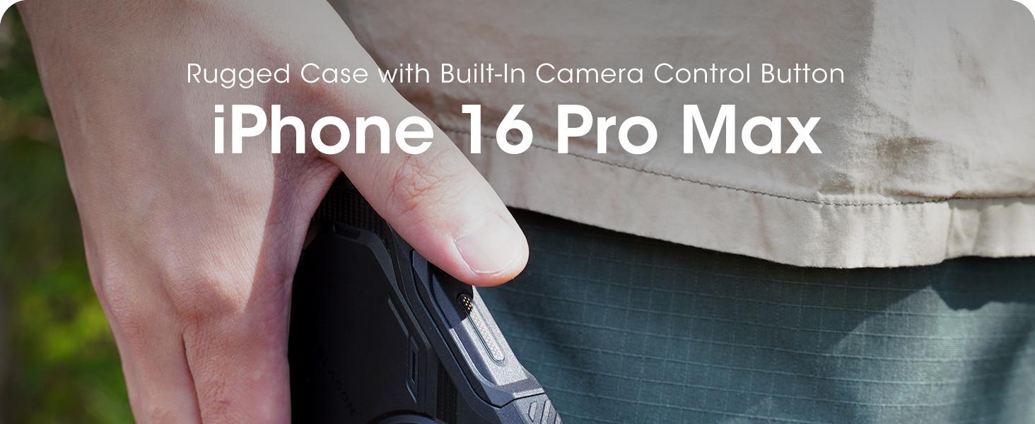 i-Blason Phone cases for iPhone 16 Pro Max / 16 pro / Plus MagSafe,Camera Control Button Cover,Camera Cover Stand,Military Protection,Full-Body Magnetic Phone Case with screen protector Smartphone Cellphone