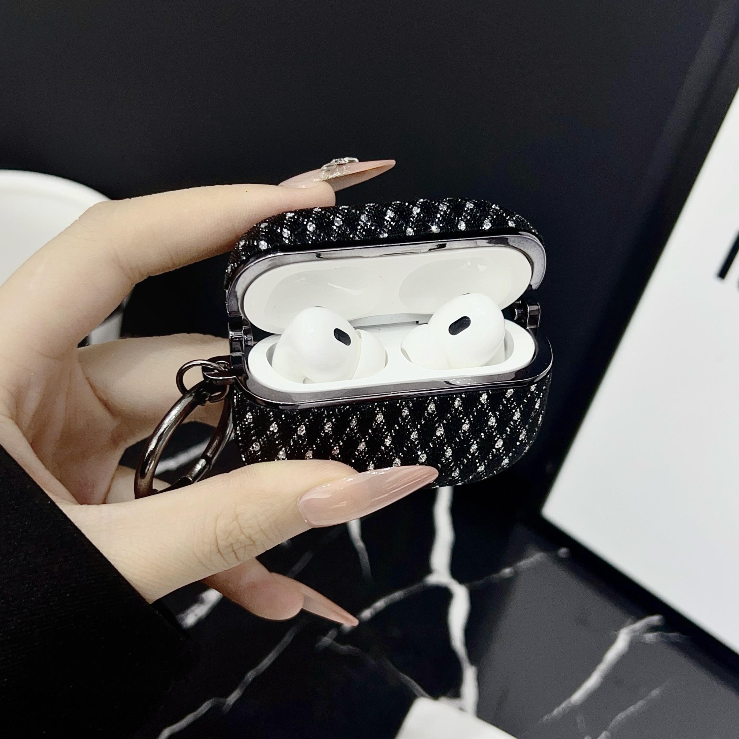 Electroplated Luxury Flash Diamond Earphone Case, Shockproof, Fits AirPods Pro 3/pro/AirPods 1/2/4, Gift Idea