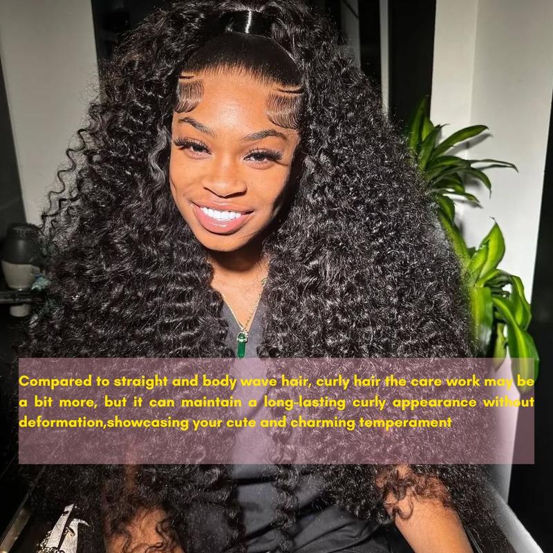 [28inch=$123] Suntuhair 180% Density 13x6 13x4 Jerry Curly HD Lace Front Wig Human Hair Full Lace Frontal Human Hair Wigs for Women Pre Bleached Knot Cheap Wig