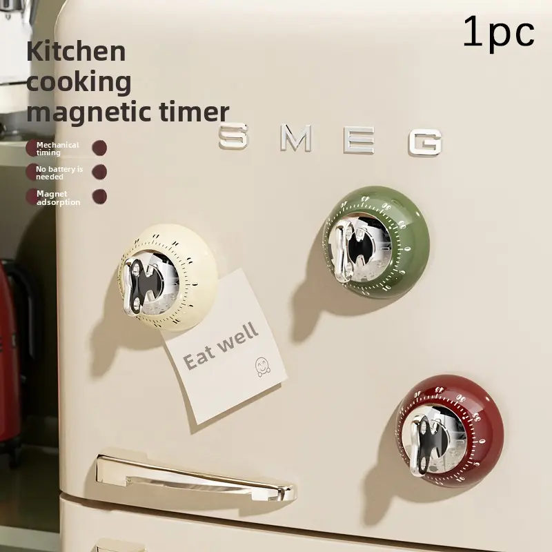 Cute Ladybug Design Mechanical Kitchen Timer, 1 Count 60 Minutes Mechanical Countdown Timer, Kitchen Cooking Timer, Kitchen Utensils & Gadgets